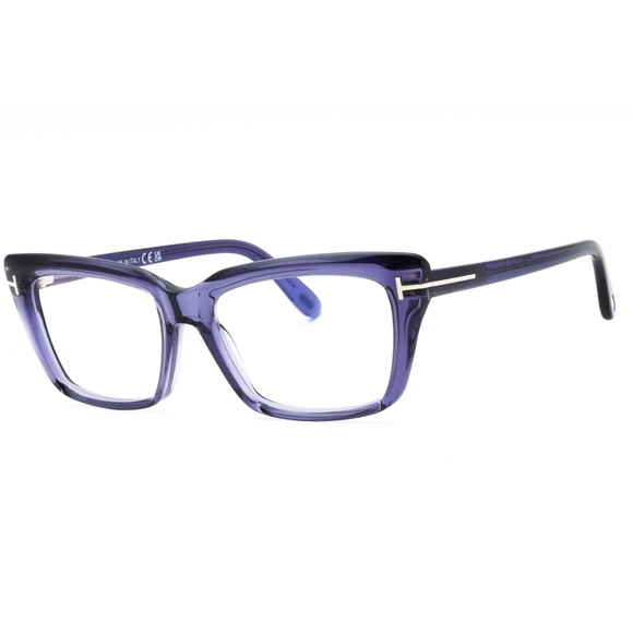 NWT Tom Ford FT5894-B Violet Cat Eye 56mm Eyeglasses